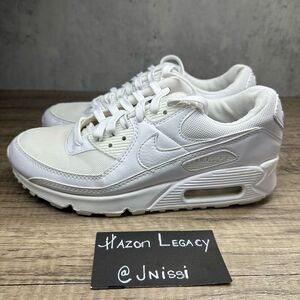 Nike~Women’s~Air Max 90 (DH8010-100) White Running Shoes Sneakers~Size 7.5